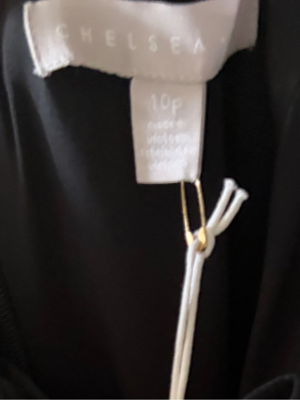 Chelsea 28 Black Women's Wide-Leg Jumpsuit with Ruched Straps - Picture 3 of 4